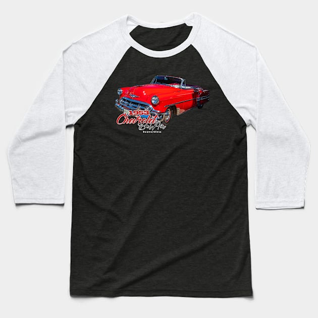 1953 Chevrolet Bel Air Convertible Baseball T-Shirt by Gestalt Imagery